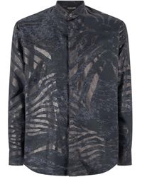 Roberto Cavalli - Seidenhemd Mit Animal-Print - Lyst