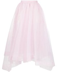 McQueen - Gonna Con Balze Asimmetrica - Lyst