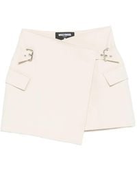 WRSTBHVR - Minijupe Portefeuille À Détail De Boucles - Lyst