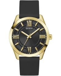 Guess - Round-Shape 44Mm Watch - Lyst