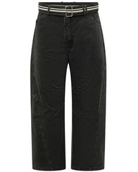 Mordecai - Pockets Belt Trousers - Lyst
