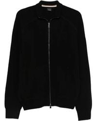 BOSS - Wollen Vest Met Rits - Lyst