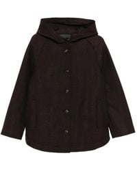 ROSSO35 - Mantel Mit Kapuze - Lyst