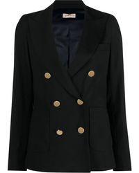 Blanca Vita - Blazer Met Dubbele Rij Knopen - Lyst