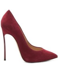Casadei - Escarpins Blade En Daim - Lyst