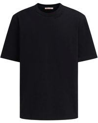 Marni - Katoenen T-Shirt Met Ronde Hals - Lyst