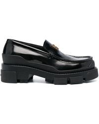 Givenchy - Loafers Met Logoplakkaat - Lyst