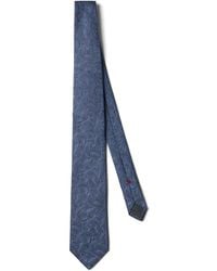 Brunello Cucinelli - Paisley-Pattern Silk Tie - Lyst
