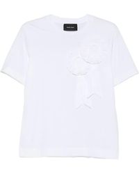 Simone Rocha - Ribbon Rosette Boy Short-Sleeve T-Shirt - Lyst