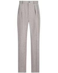 Tagliatore - Pleated Straight-Leg Trousers - Lyst