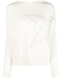 Lorena Antoniazzi - Maglione Con Scollo A Barca - Lyst