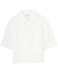 Claudie Pierlot - Chemise À Détail En Dentelle - Lyst