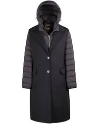 Moorer - Chaleco Acolchado Jaya-Cwx De Lana Con Capucha - Lyst