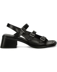 Vagabond Shoemakers - 60 Mm Ines Sandalen Met Blokhak En Gespdetail - Lyst