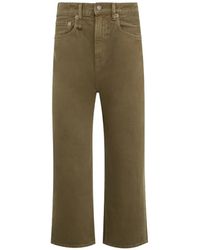 R13 - Vaqueros Rectos Estilo Capri - Lyst