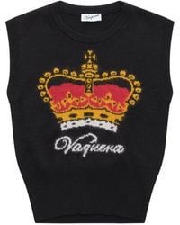 VAQUERA - Crown Knit Vest - Lyst