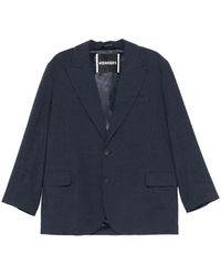 frenken - Striped Peak-Lapel Blazer - Lyst