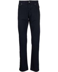 Jacob Cohen - Scar-detail Five-pocket Straight-leg Trousers - Lyst