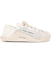 Dolce & Gabbana - Ns1 Slip On Sneakers In Mixed Materials - Lyst