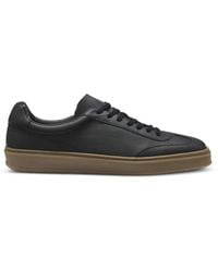 BOSS - Leather Lace-Up Sneakers - Lyst