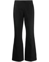 Jil Sander - Cropped Flared Trousers - Lyst