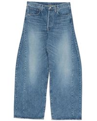Ssstein - Deformation Wide-Leg Jeans - Lyst