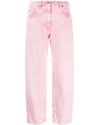 MSGM - Mid-rise Cropped Jeans - Lyst