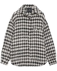 Anine Bing - Simon Houndstooth-pattern Shirt Jacket - Lyst