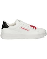 ARMANI EXCHANGE - Double-Coloured Laces Sneakers - Lyst