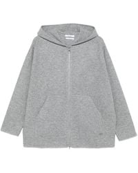 Max Mara - Zip-Up Wool-Blend Hoodie - Lyst