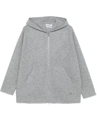 Max Mara - Zip-Up Wool-Blend Hoodie - Lyst