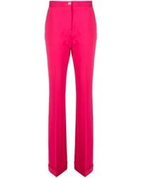 Pinko - Tailored High Waist Trousers With Structured Silho - Lyst