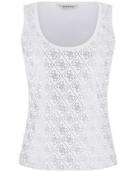 Guess - Logo Tank Top - Lyst