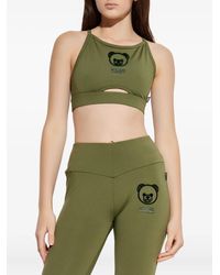 Moschino - Top Crop Teddy Bear - Lyst