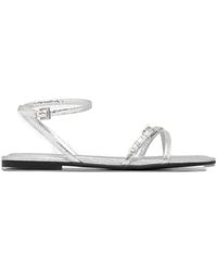 HUGO - Buckle-Detail Sandals - Lyst