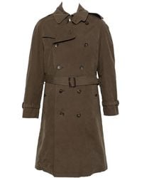 L'IMPERMEABILE - Vasco Double-Breasted Belted Coat - Lyst