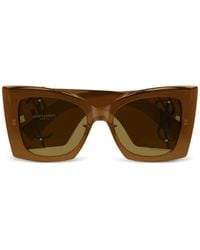 Saint Laurent - Sl M119 Blaze Crystal Cat-Eye Sunglasses - Lyst