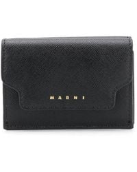Marni - Portemonnee Met Letterlogo - Lyst