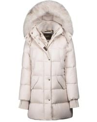 Moorer - Talassa Gewatteerd Jack Met Afwerking Van Bont - Lyst