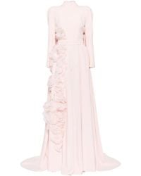 Saiid Kobeisy - Organza-Flowers Kaftan Jumpsuit - Lyst