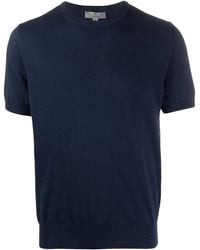 Canali - Knitted Short-Sleeve T-Shirt - Lyst