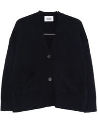 Alpha Studio - Patch-Pocket Knitted Cardigan - Lyst