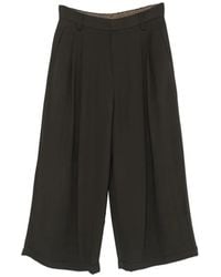 Ziggy Chen - Pleated Palazzo Pants - Lyst