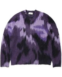 Les Deux - Abstract-Pattern Brushed-Knit Sweater - Lyst