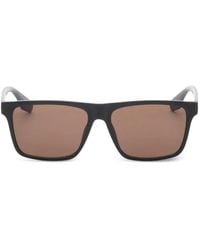 Calvin Klein - Lunettes De Soleil À Monture Rectangulaire Matte - Lyst