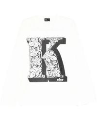 Kolor - Graphic-Print Long-Sleeve T-Shirt - Lyst