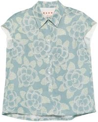 Marni - Floral-Pattern Shirt - Lyst