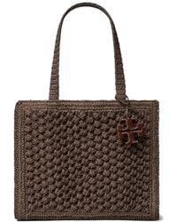 Tory Burch - Small Ella Hand-Crocheted Popcorn Tote - Lyst