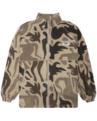 by Parra - Just Like Heaven Abstract-Print Fleece Jacket - Lyst