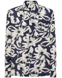 Laneus - Floral-Print Shirt - Lyst